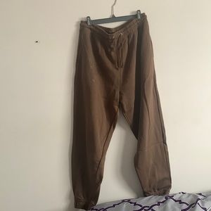 L | Brown PTL Renew Joggers